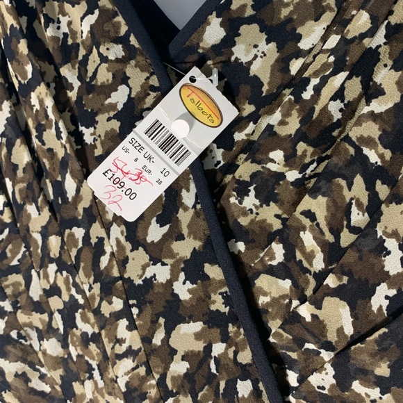 Talbots Printed Silk Dress - Picture 3 of 6